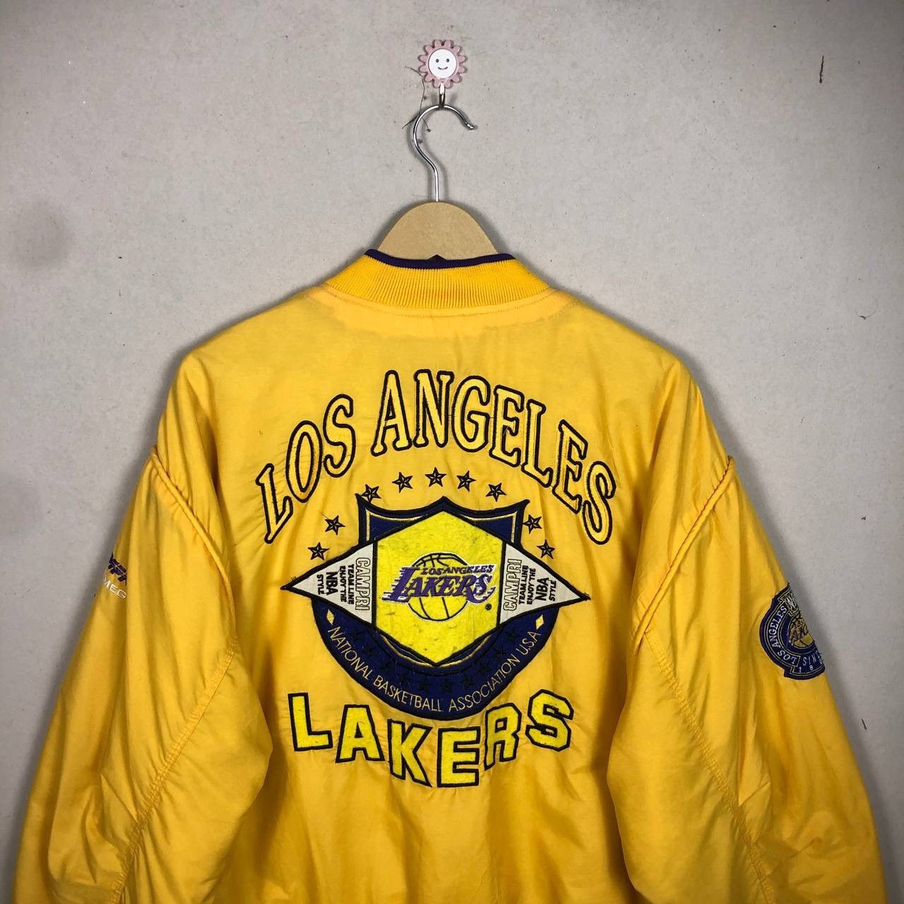 NBA 1991 Nutmeg x Campri LA Lakers NBA Jacket - XL - Vtg 90s Size US XL / EU 56 / 4 - 4 Thumbnail