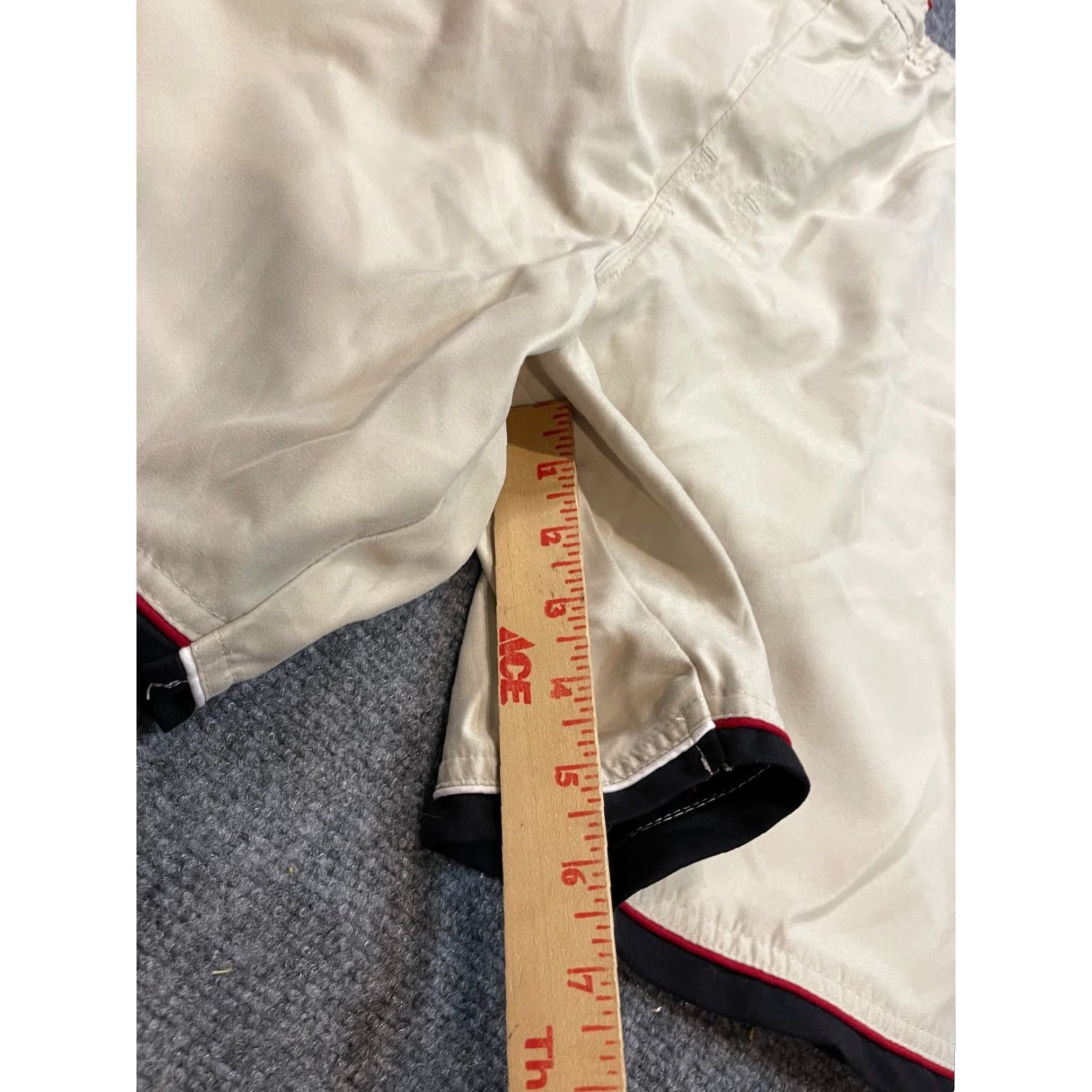 Vintage Islander Swim Trunks Mens L Beige Bottom Solid Sports Trunks Mens Beachwear Size US 33 - 2 Thumbnail