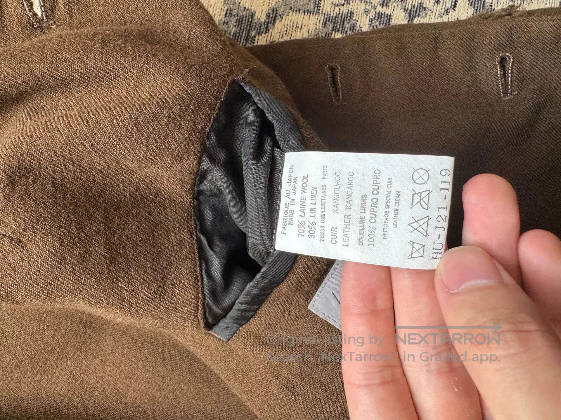 Yohji Yamamoto Yohji Yamamoto 03AW Patchwork Safari Jacket. Size US M / EU 48-50 / 2 - 9 Thumbnail