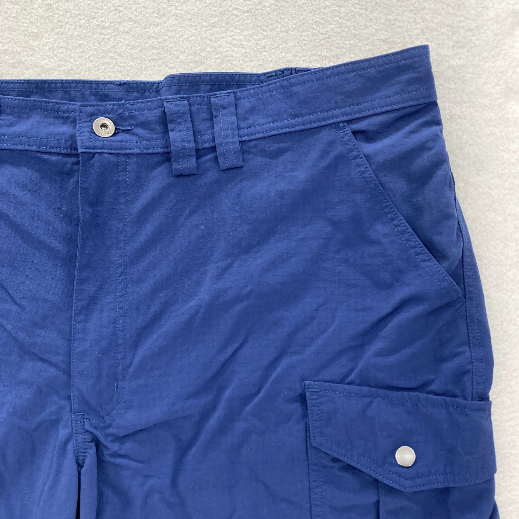 Vintage Duluth Armachillo Cargo Shorts Mens 44 Relaxed Blue Ripstop Hiking Shorts Size US 44 / EU 60 - 3 Thumbnail