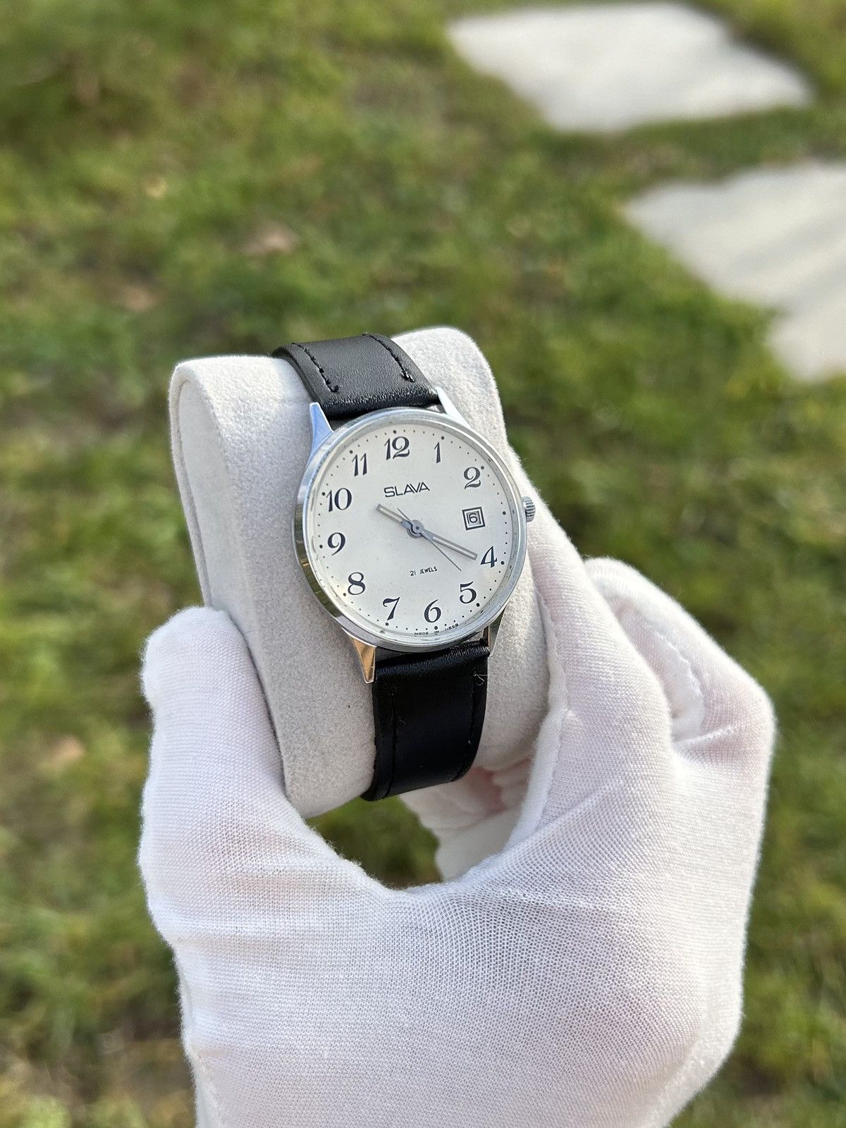 Vintage Vintage Watch Slava Made in USSR Soviet Mechanical 1980s Size ONE SIZE - 12 Thumbnail