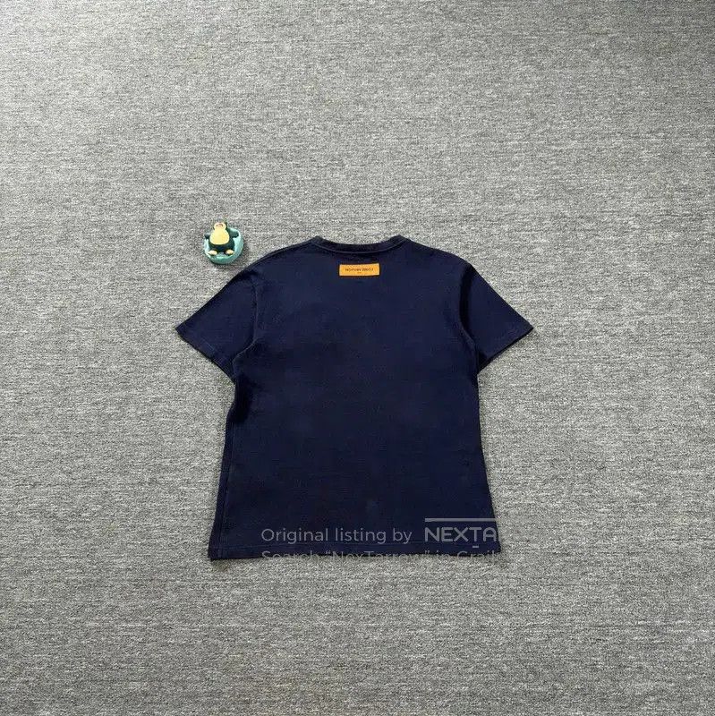 Louis Vuitton Louis Vuitton Navy Cotton Men's T-Shirt . Size US M / EU 48-50 / 2 - 2 Thumbnail