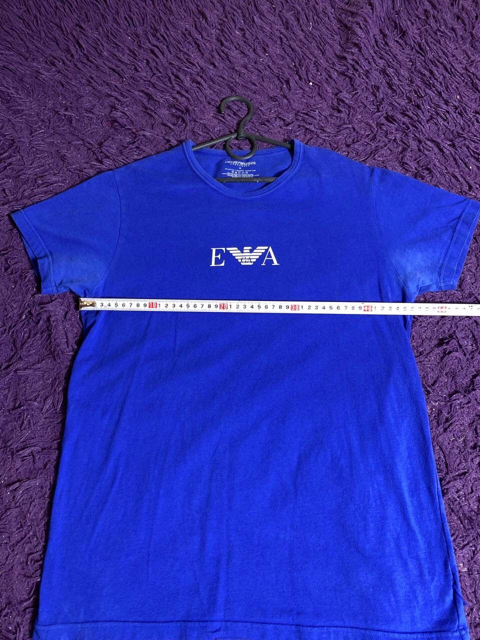 Emporio Armani × Vintage Vintage Big Graphic Logo Distressed 90’s tee Size US M / EU 48-50 / 2 - 4 Thumbnail