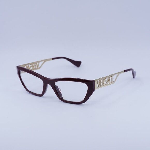Versace 🕶️ New Versace VE3327U 5381 Eyeglasses - Bordeaux Frame Size ONE SIZE - 3 Thumbnail