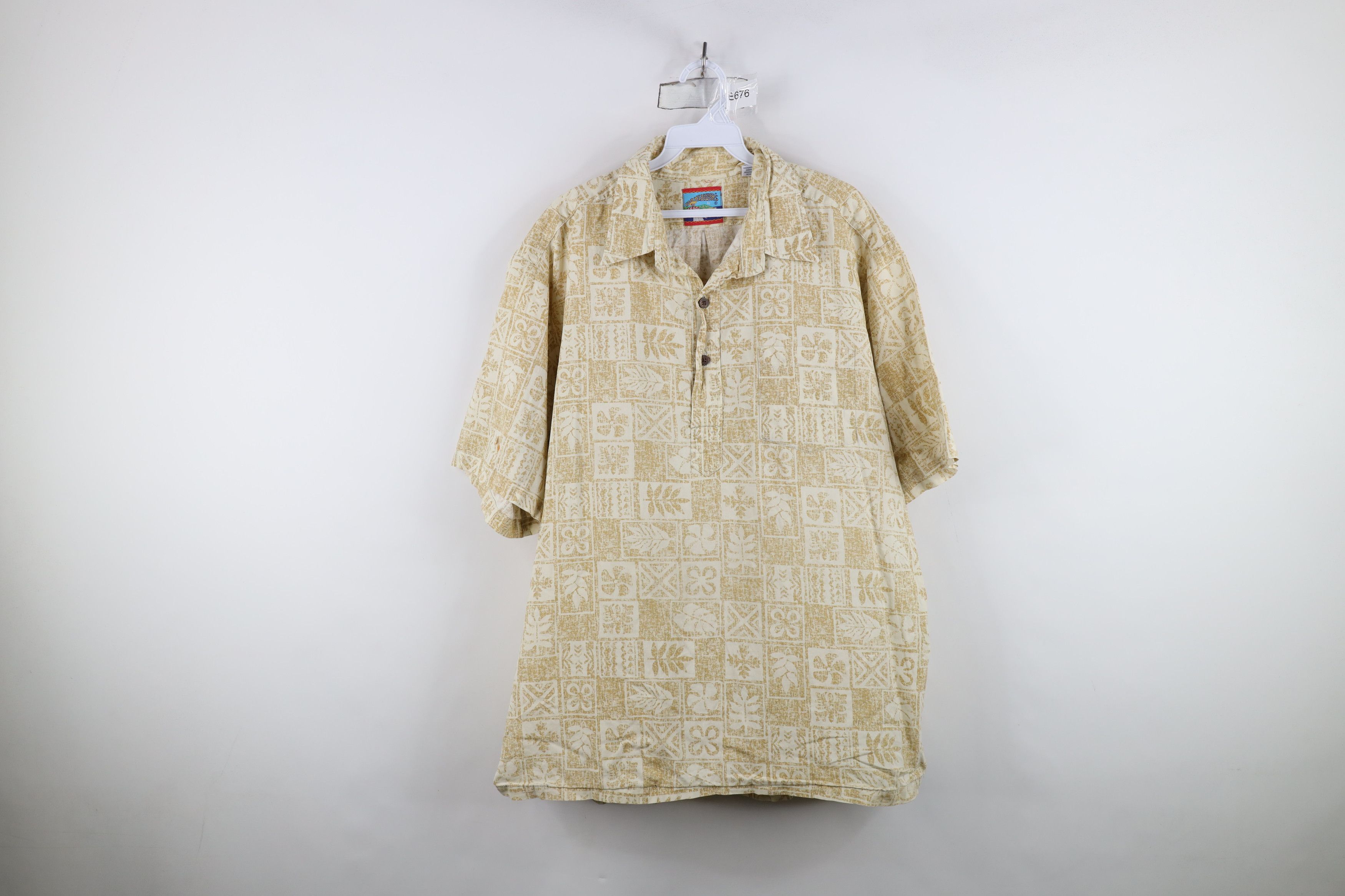 Reyn Spooner Vintage 90s Reyn Spooner Pullover Button Down Polo Shirt Size US XL / EU 56 / 4 - 1 Thumbnail