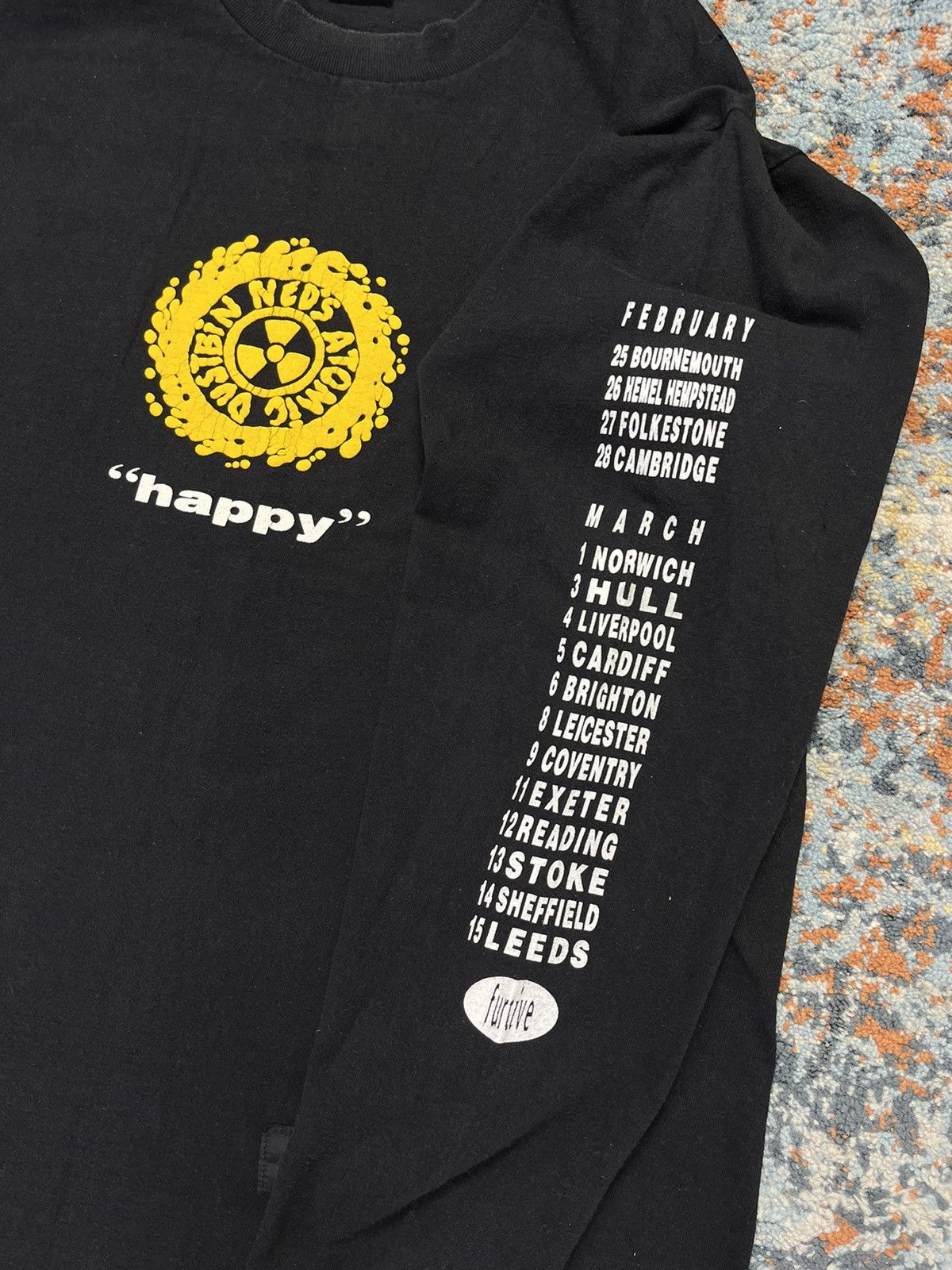 Band Tees × Vintage Vintage 1991 Ned’s atomic dustbin happy tour long sleeve tee Size US XL / EU 56 / 4 - 6 Thumbnail