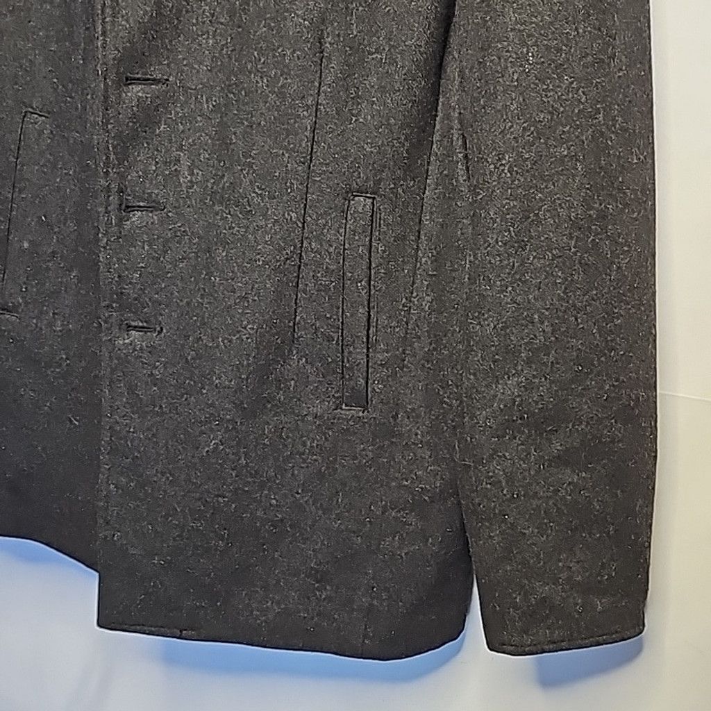 Cockpit USA CockPit USA gray WOOL button up winter coat jacket sz Large Size US L / EU 52-54 / 3 - 2 Thumbnail