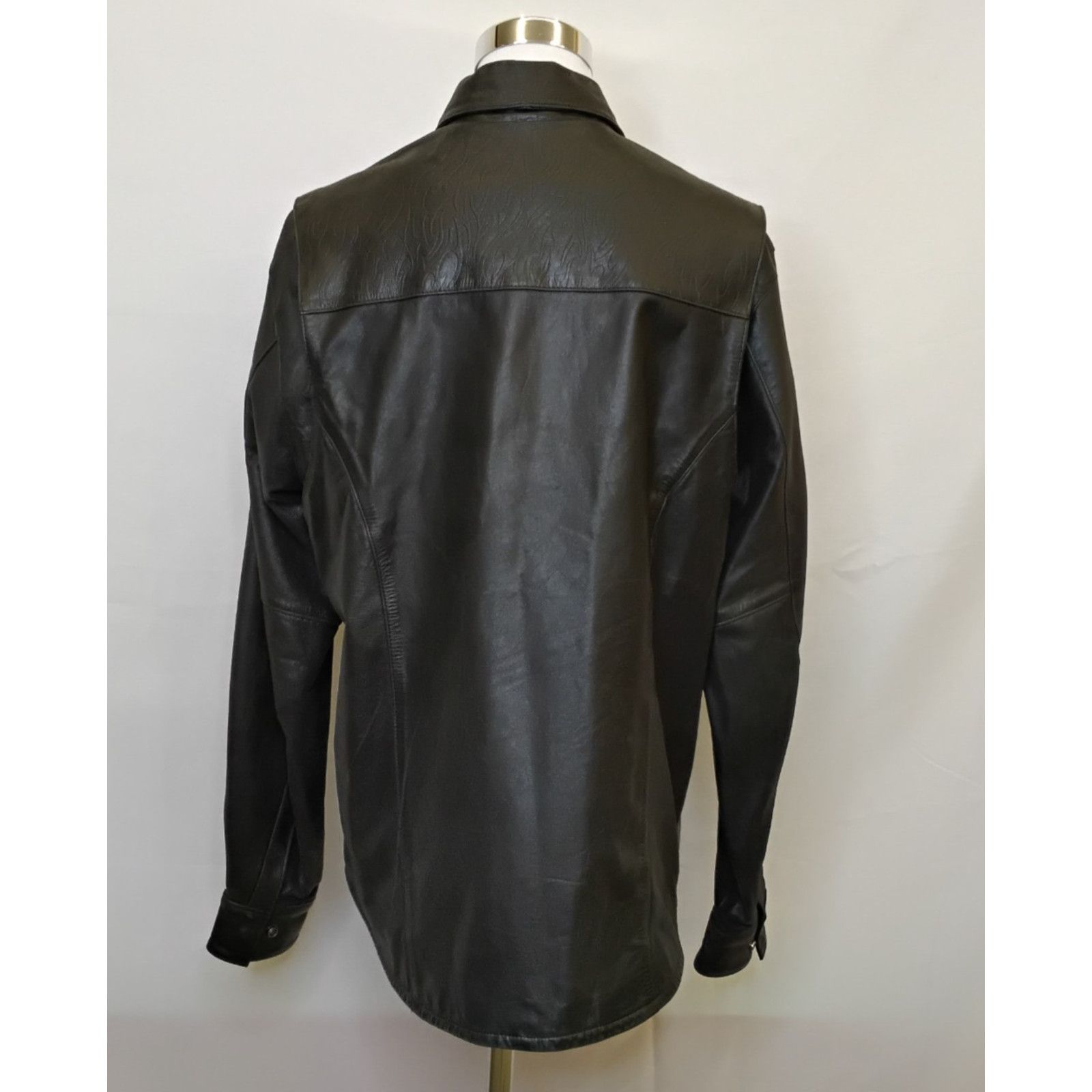Harley Davidson Harley Davidson Leather Jacket Women's L Black Embossed Size L / US 10 / IT 46 - 3 Thumbnail