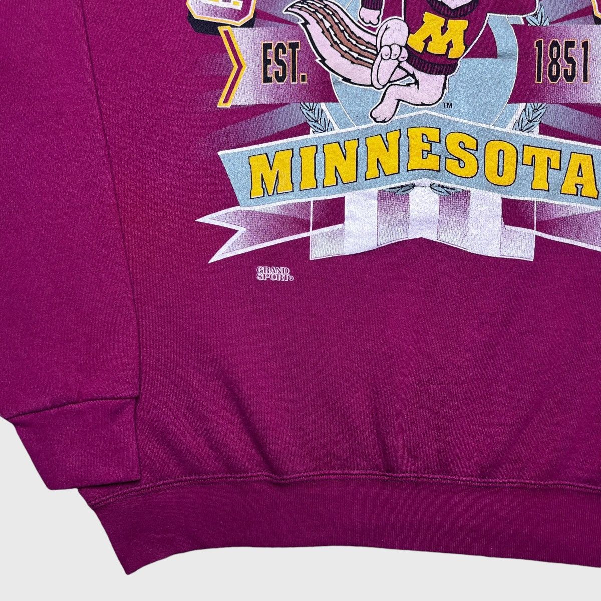 NCAA × Vintage 90s NCAA Minnesota Golden Gophers Spell Out 3D Sweatshirt Size US XL / EU 56 / 4 - 14 Thumbnail