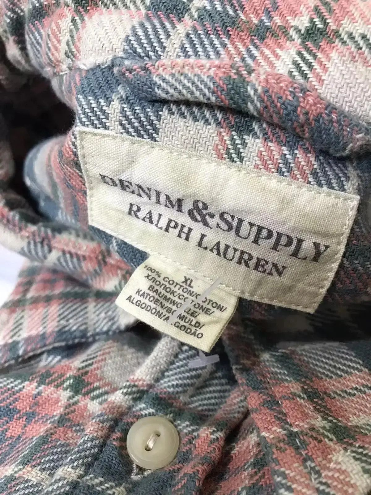 Denim & Supply Ralph Lauren × Flannel × Vintage Denim Supply Ralph Lauren flanell shirt Size US XL / EU 56 / 4 - 4 Thumbnail