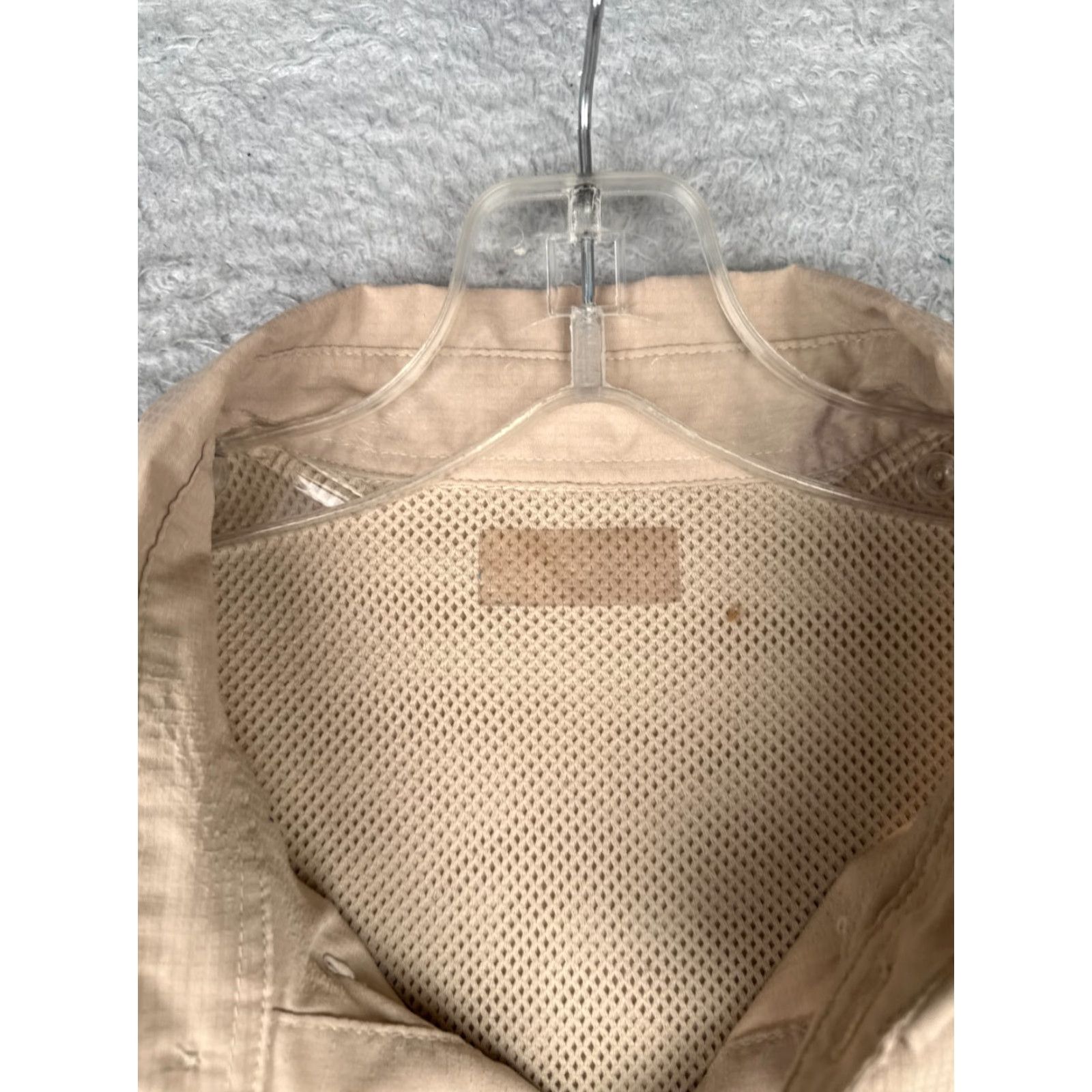 Vintage Columbia Shirt Men XL Beige Button Up Long Sleeve Fishing Angler Outdoor PFG Vented All Seasons Breathable Pocket Button-Up Mens Size US XL / EU 56 / 4 - 6 Thumbnail