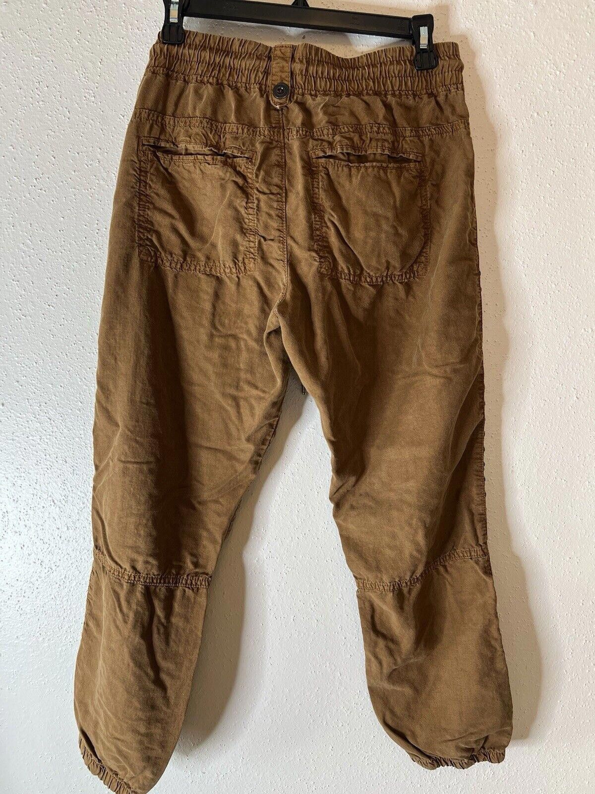 Designer ANTHROPOLOGIE Byron Seamed Utility Jogger Pants Embroidered Size 28" / US 6 / IT 42 - 7 Thumbnail