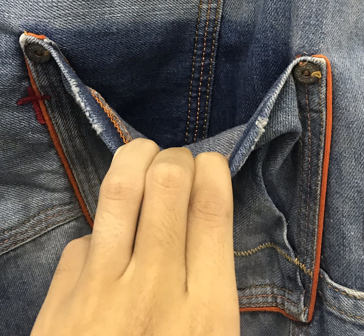 If Six Was Nine Vintage Genoese Tante Cose Buone Atutti Denim Pants Size US 32 / EU 48 - 13 Thumbnail