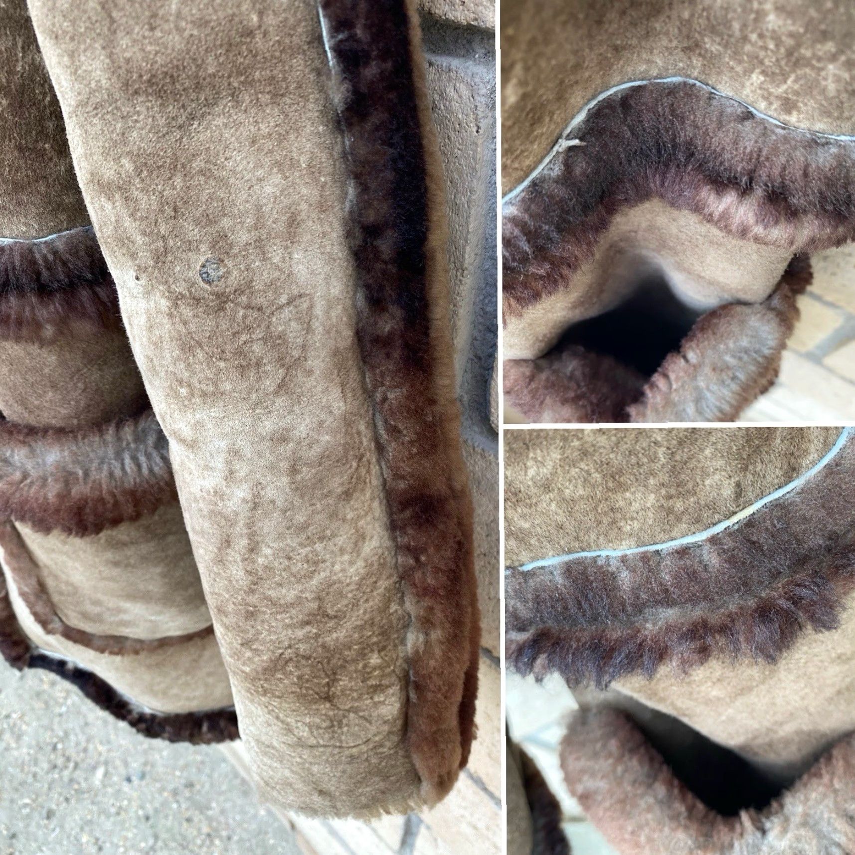 Vintage VINTAGE Womens Coat Leather Brown Shearling Wool Lining 6 Cowgirl Outdoor Casual Travel Shirt/Coat (depending) Size M / US 6-8 / IT 42-44 - 4 Thumbnail