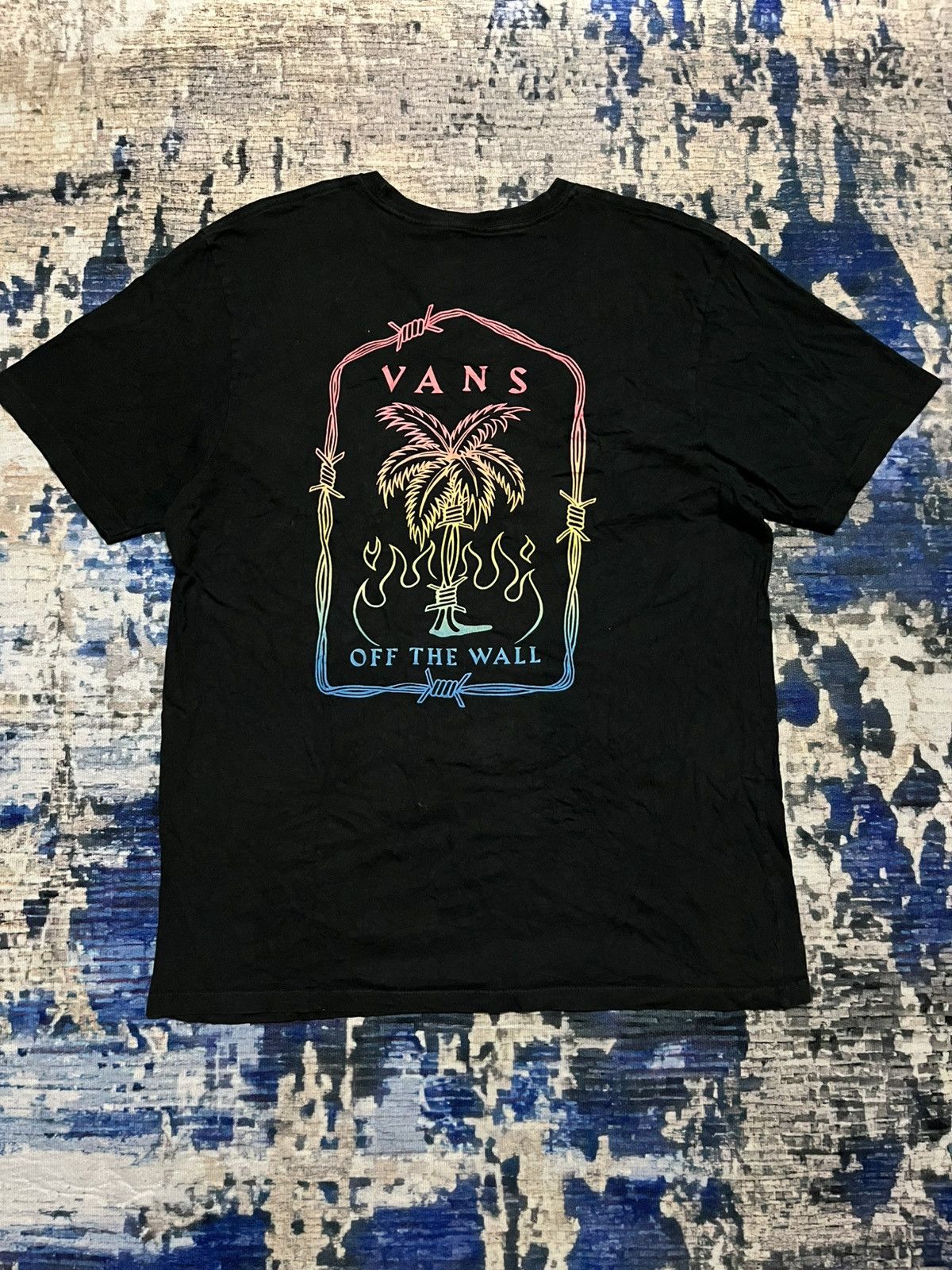 Vans 🔥Vans Off The Wall Pokok Nyor Big Logo Tees Size US L / EU 52-54 / 3 - 1 Thumbnail