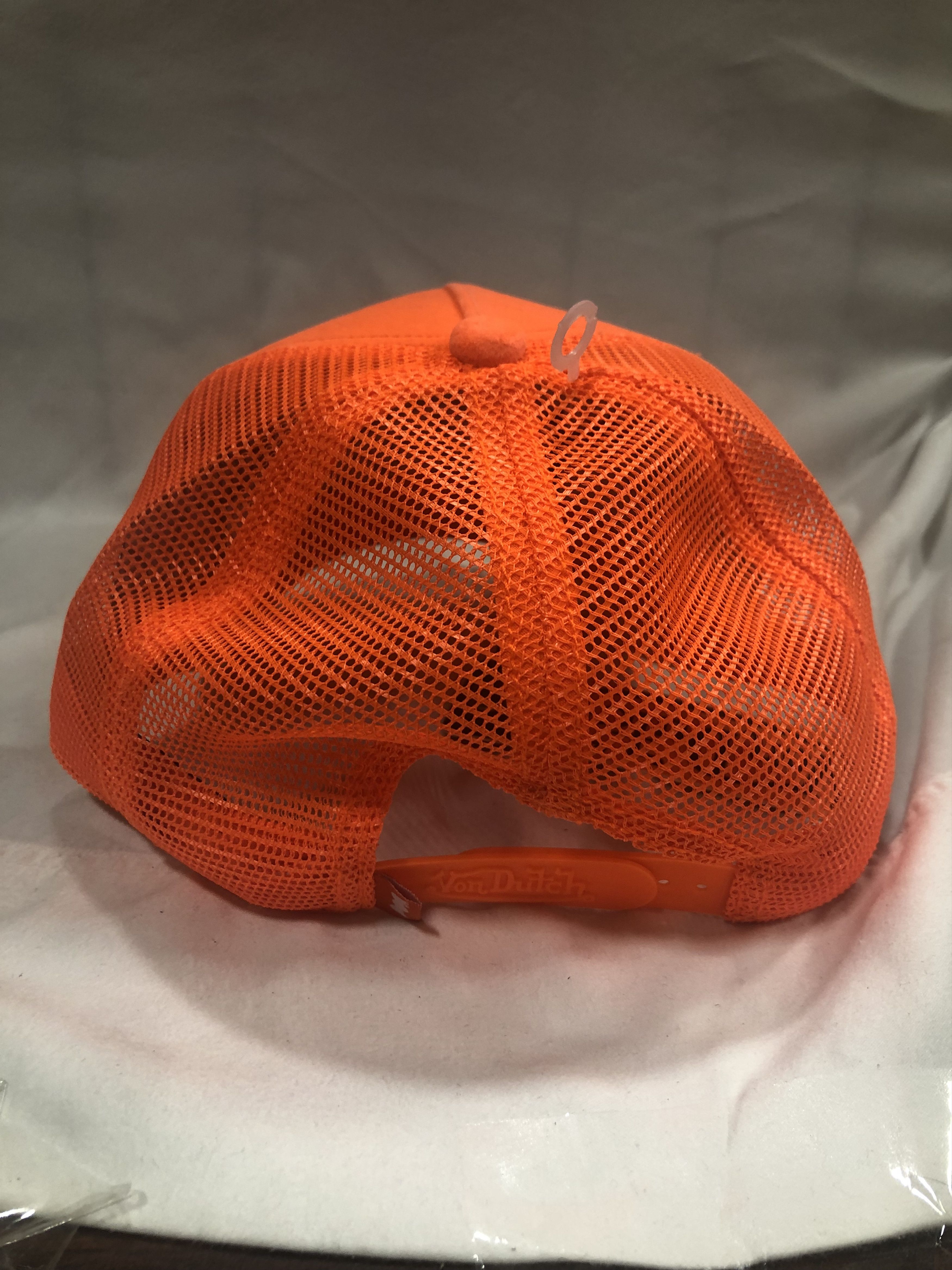 Von Dutch Von Dutch Bright Orange Trucker Hat (VH14) Size ONE SIZE - 2 Thumbnail