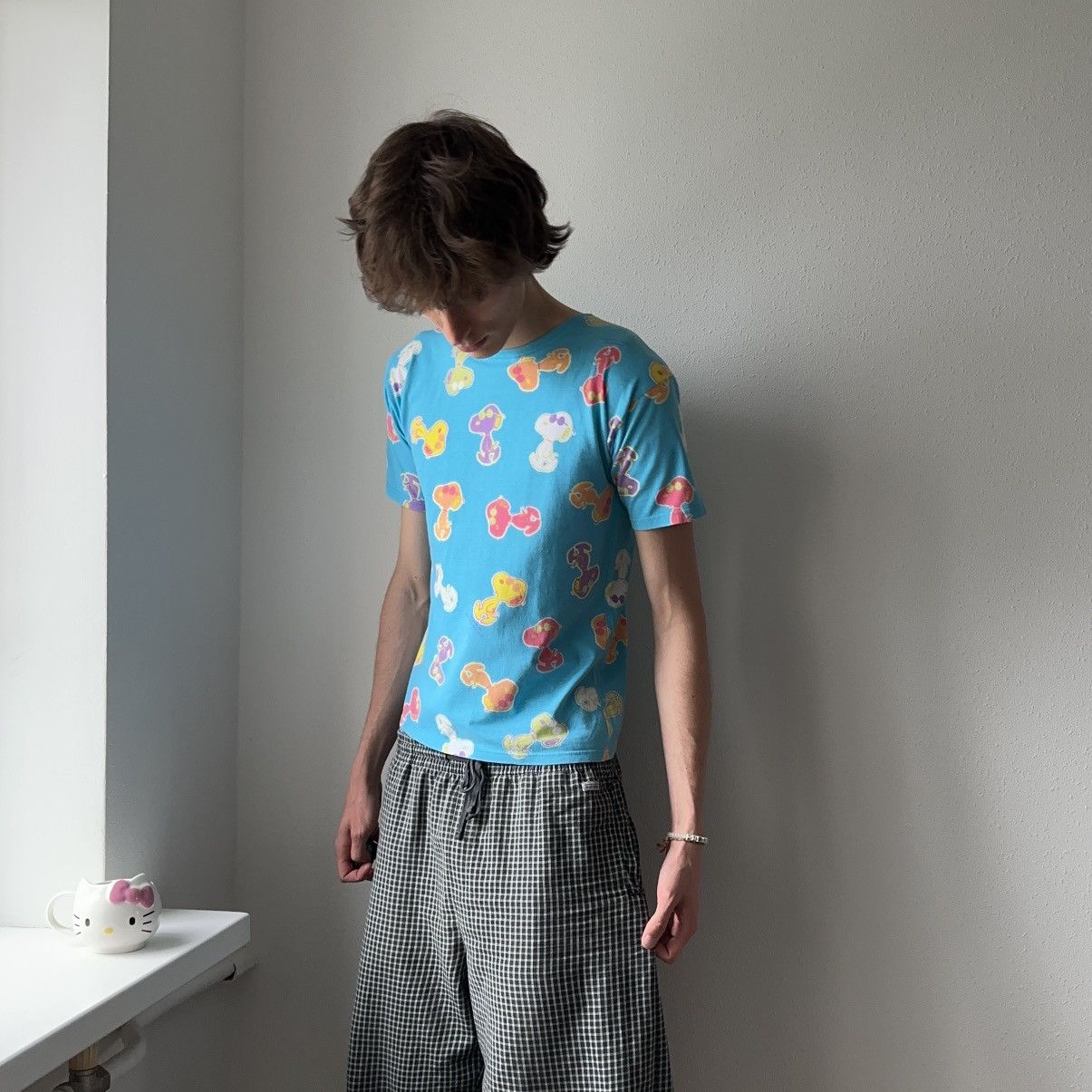 Cartoon Network × Peanuts × Vintage RARE Snoopy Monogram Vintage Peanuts Cartoon Movie T-Shirt Size US M / EU 48-50 / 2 - 3 Thumbnail