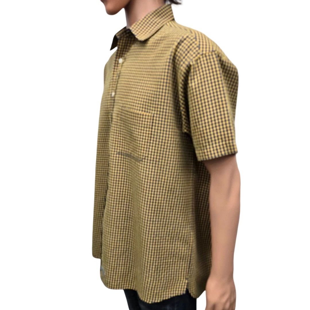 Ted Baker × Vintage TED BAKER London Men Shirt Check Size 4 L/XL Short sleeve Size US L / EU 52-54 / 3 - 7 Thumbnail