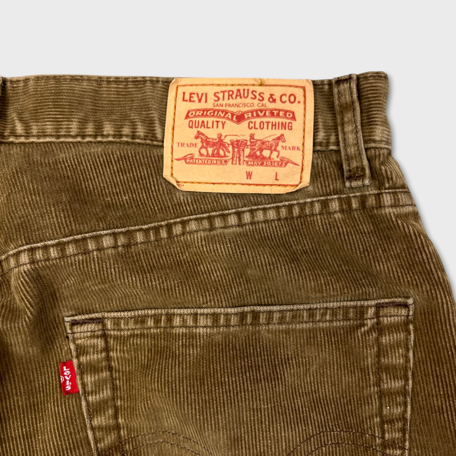 Levi's × Vintage Levi's 569 Pants 34x32 Loose Straight Corduroy Baggy Jeans Size US 34 / EU 50 - 7 Thumbnail
