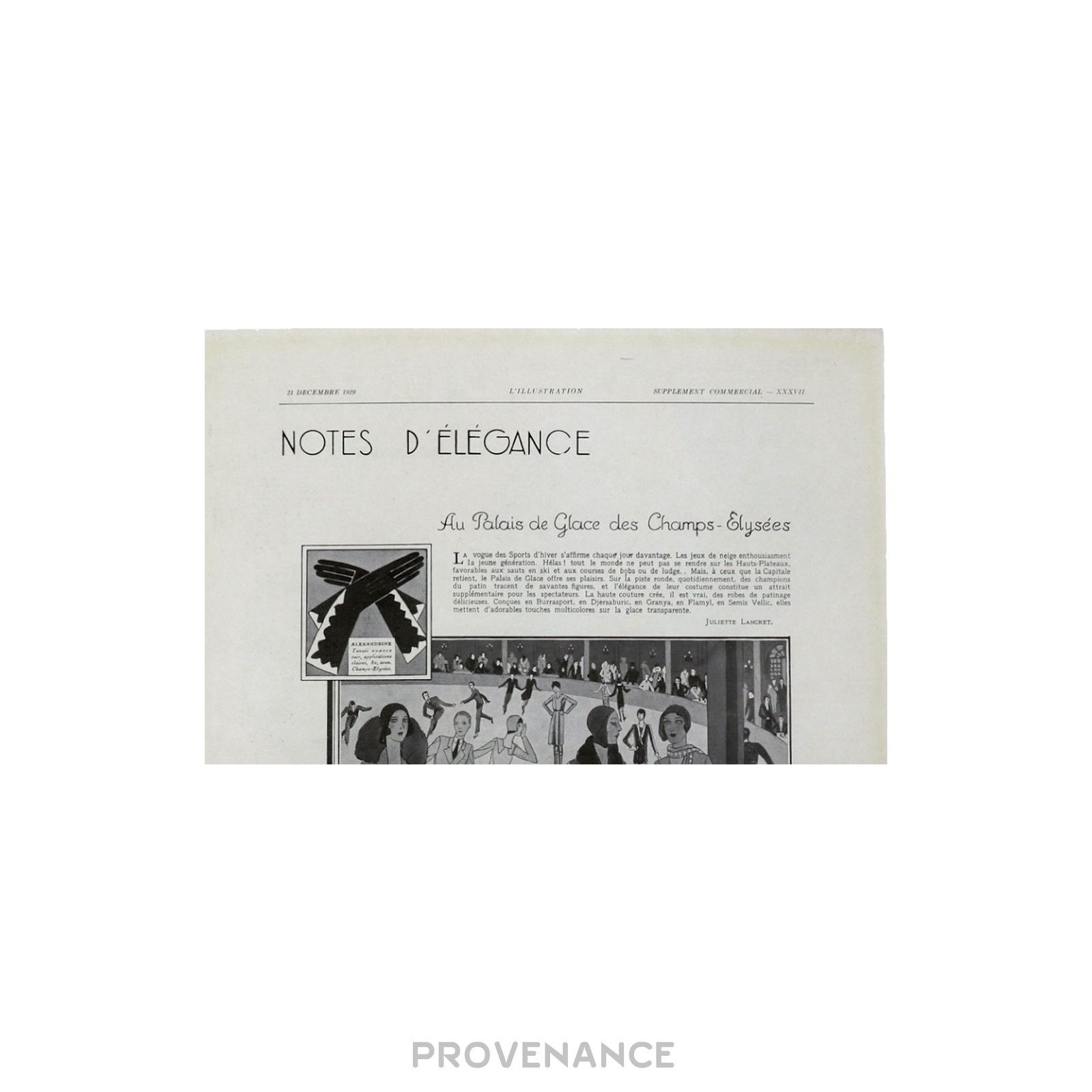 Louis Vuitton 🔴 Louis Vuitton Antique Newsprint Ad - NOTES D'ELEGANCE Size ONE SIZE - 6 Thumbnail