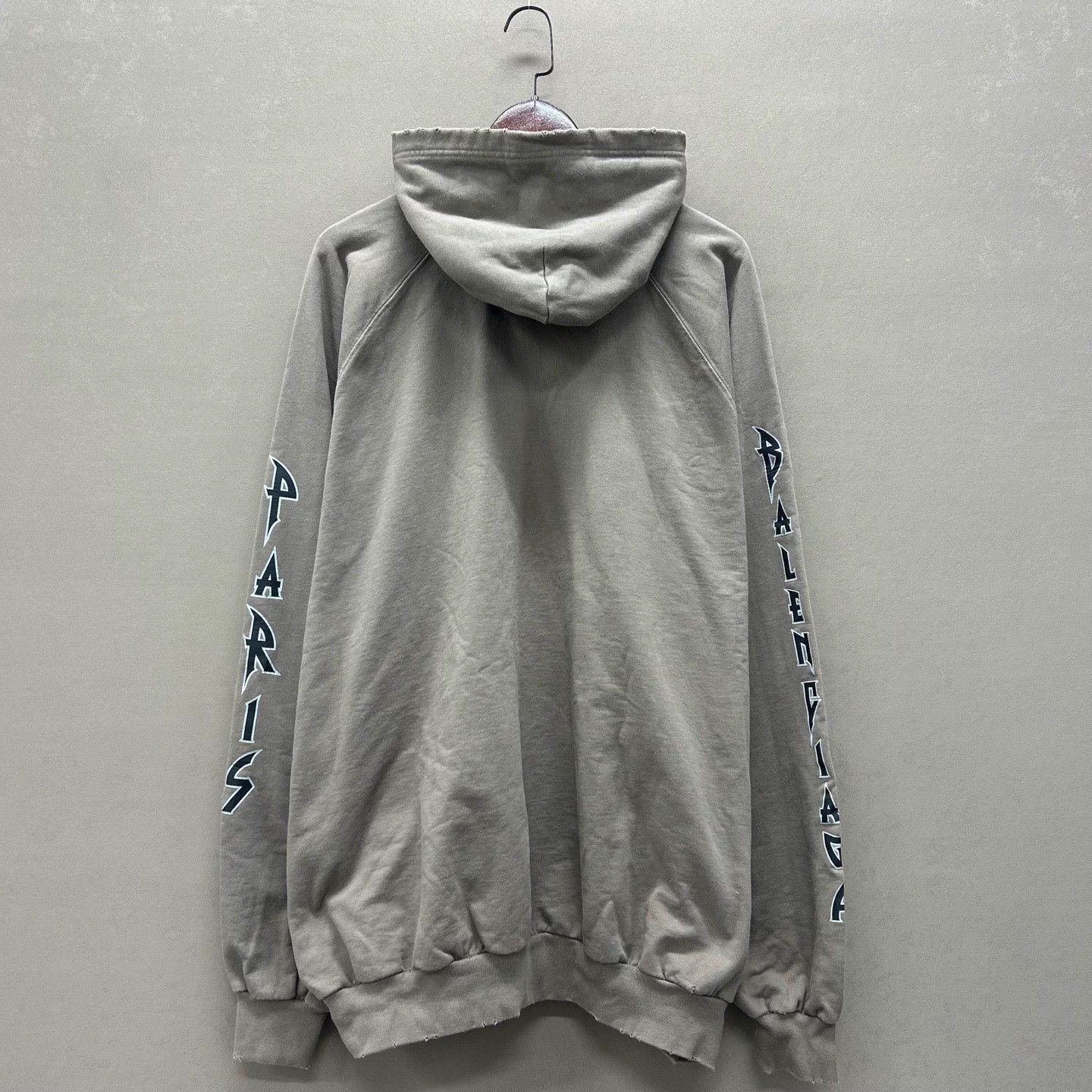 Balenciaga Balenciaga brown flame tear print hoodie size 2 mint Size US M / EU 48-50 / 2 - 2 Thumbnail