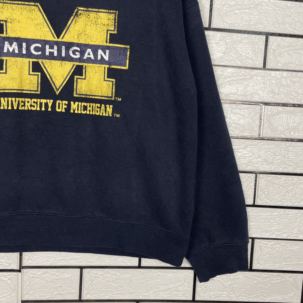 Japanese Brand University Of Michigan Pullover Hoodie Size US M / EU 48-50 / 2 - 4 Thumbnail