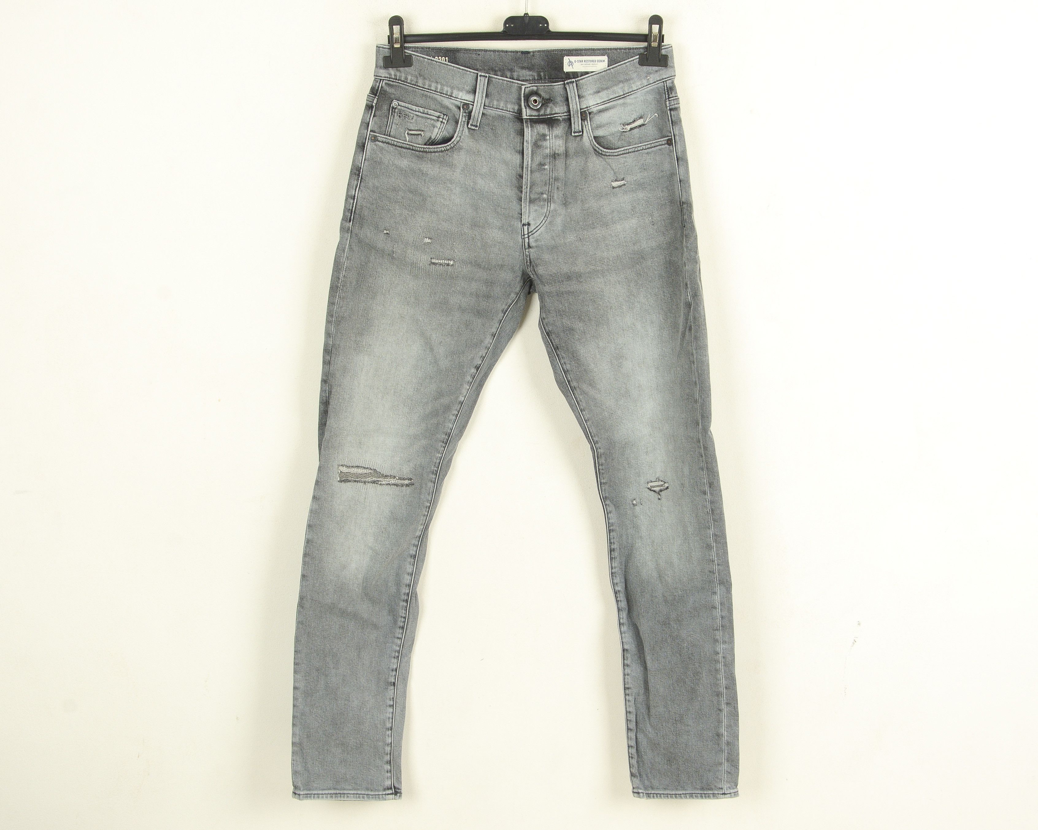 G-Star 3301 SLIM COJ W31 L32 Jeans Restored Denim Pants Ripped Size US 31 - 1 Thumbnail