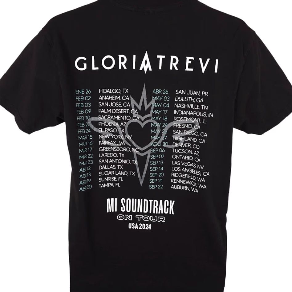 Vintage Gloria Trevi T Shirt Mens Medium Black Inocente Album Tour Made In USA Bullseye Shirt Mens Black Inocente Tour Music Mexico 90s? Size US M / EU 48-50 / 2 - 5 Thumbnail