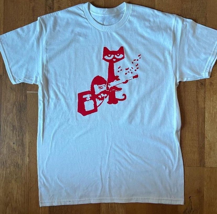 Handmade Pete the cat shirt Size US S / EU 44-46 / 1 - 1 Preview