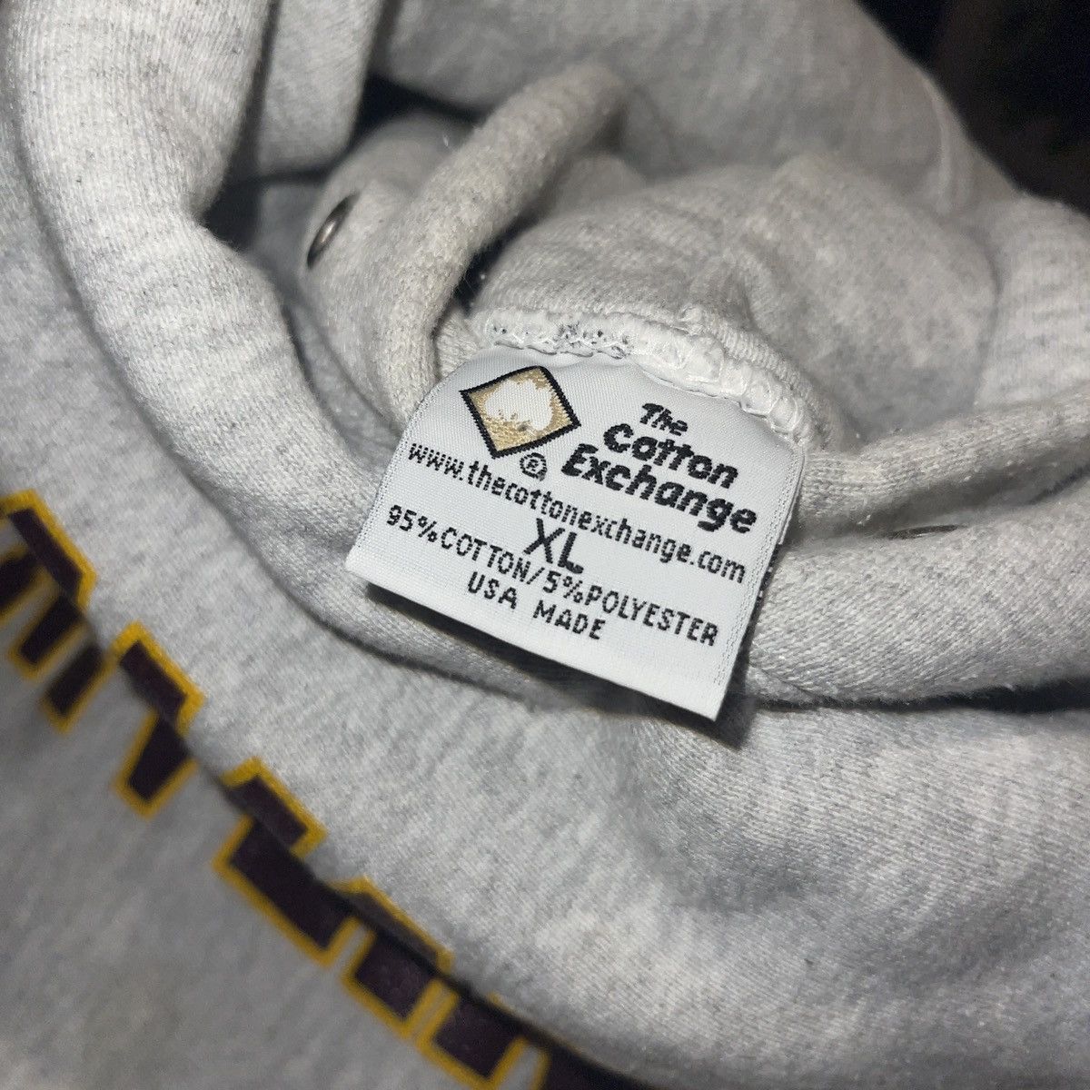 Vintage Vtg 80s BLOOMSBURG UNIVERSITY Reverse Weave Hoodie Size US XL / EU 56 / 4 - 9 Thumbnail