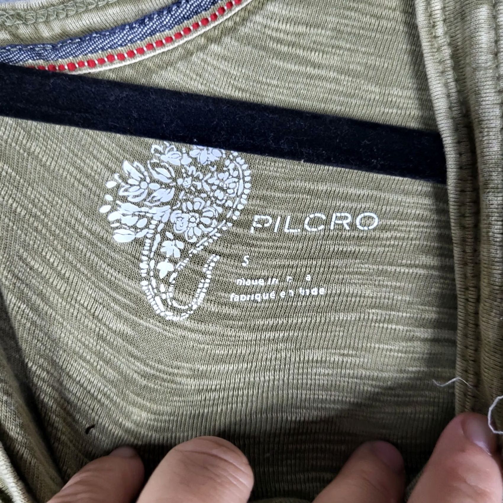 Vintage PILCRO Women's Army Green Ragged Long Sleeve Shirt S Size S / US 4 / IT 40 - 4 Thumbnail