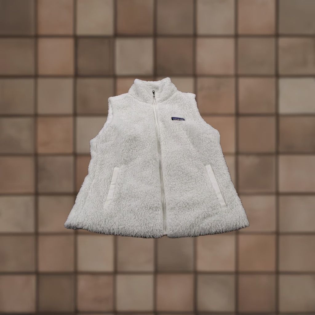 Patagonia Patagonia Vest Jacket Womens L White Fleece Los Gatos Outdoor Hiking 25216 Size L / US 10 / IT 46 - 1 Thumbnail
