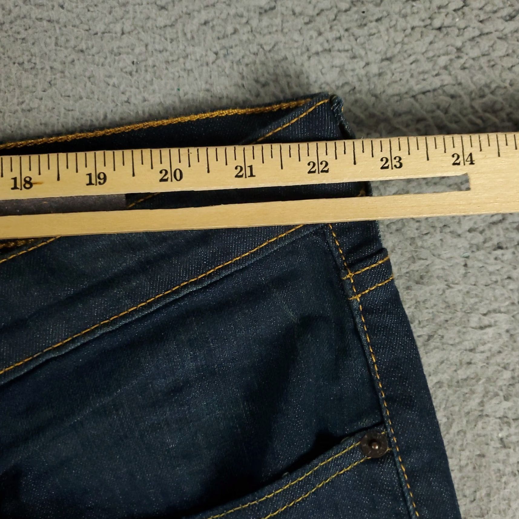 Levi's Levis 541 Athletic Fit Straight Leg Jeans Mens Size 46x29 Blue Cotton Denim Pants Size US 30 / EU 46 - 3 Thumbnail