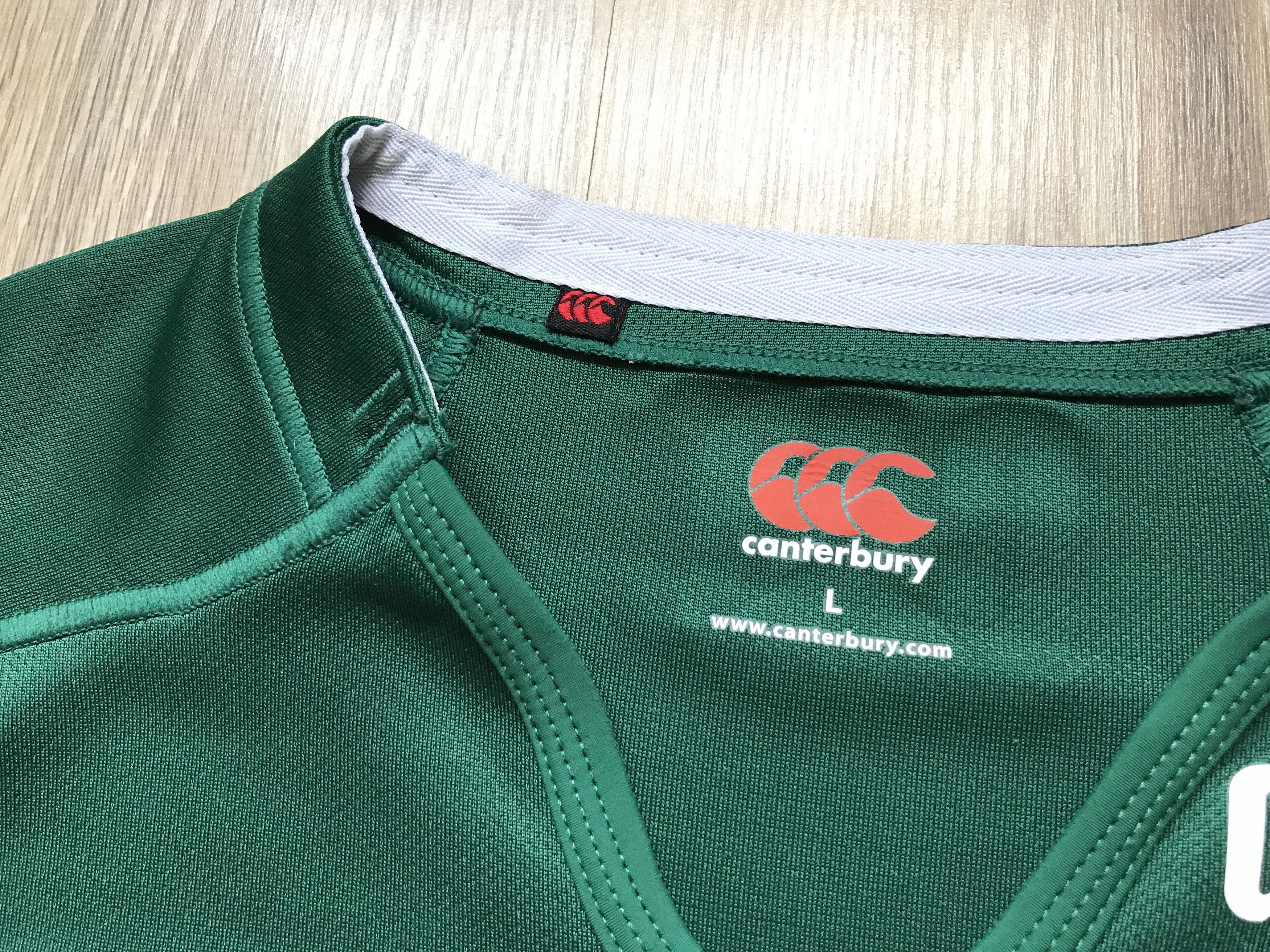 Canterbury of New Zealand × Caterpillar Canterbury Leicester Tigers Rugby Jersey Size US L / EU 52-54 / 3 - 5 Thumbnail