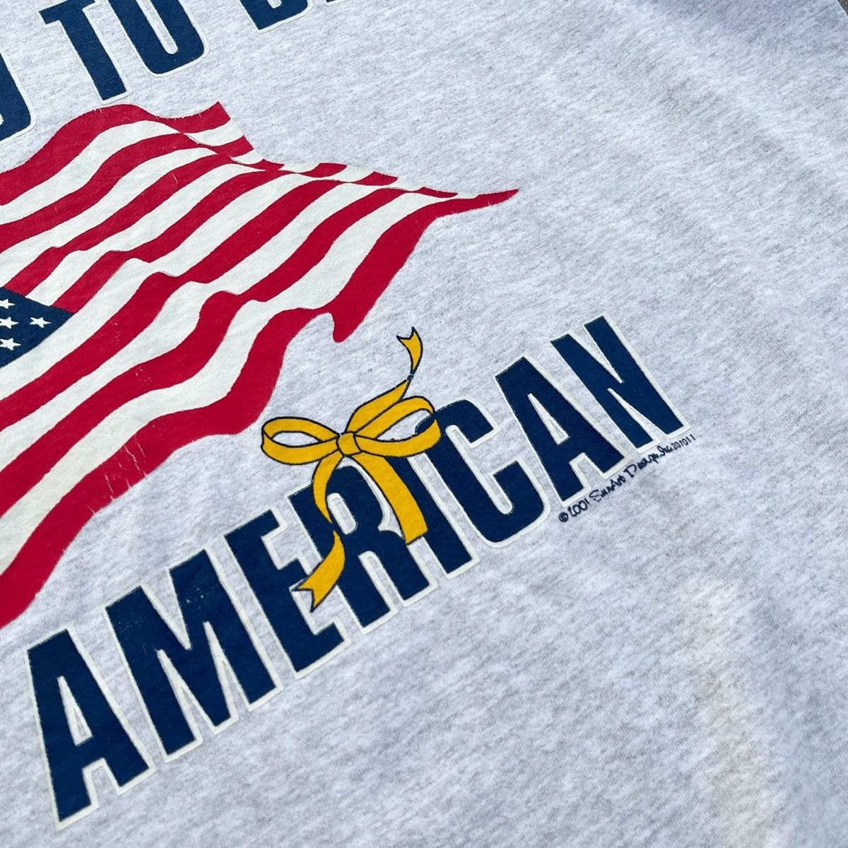 Vintage Vintage 2001 Proud To Be American Nice Graphic Design Tee Size US XL / EU 56 / 4 - 3 Thumbnail