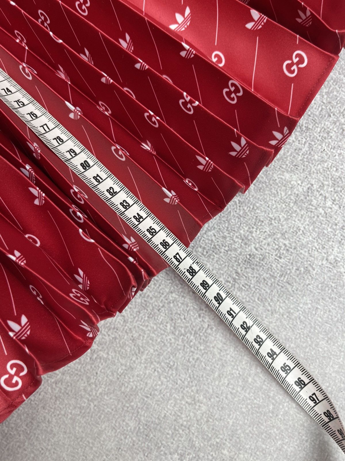 Gucci Adidas x Gucci Polyester Red Skirt Size 42 Size 28" / US 6 / IT 42 - 21 Thumbnail