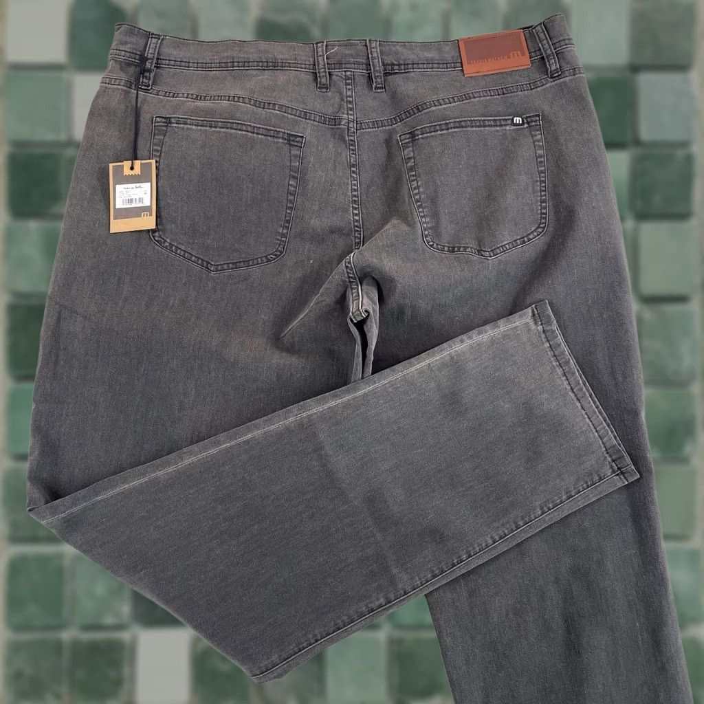 TravisMathew Travis Mathew Legacy Featherweight Jeans Men 40x34 Vintage Charcoal NWT 79 Size US 40 / EU 56 - 1 Thumbnail