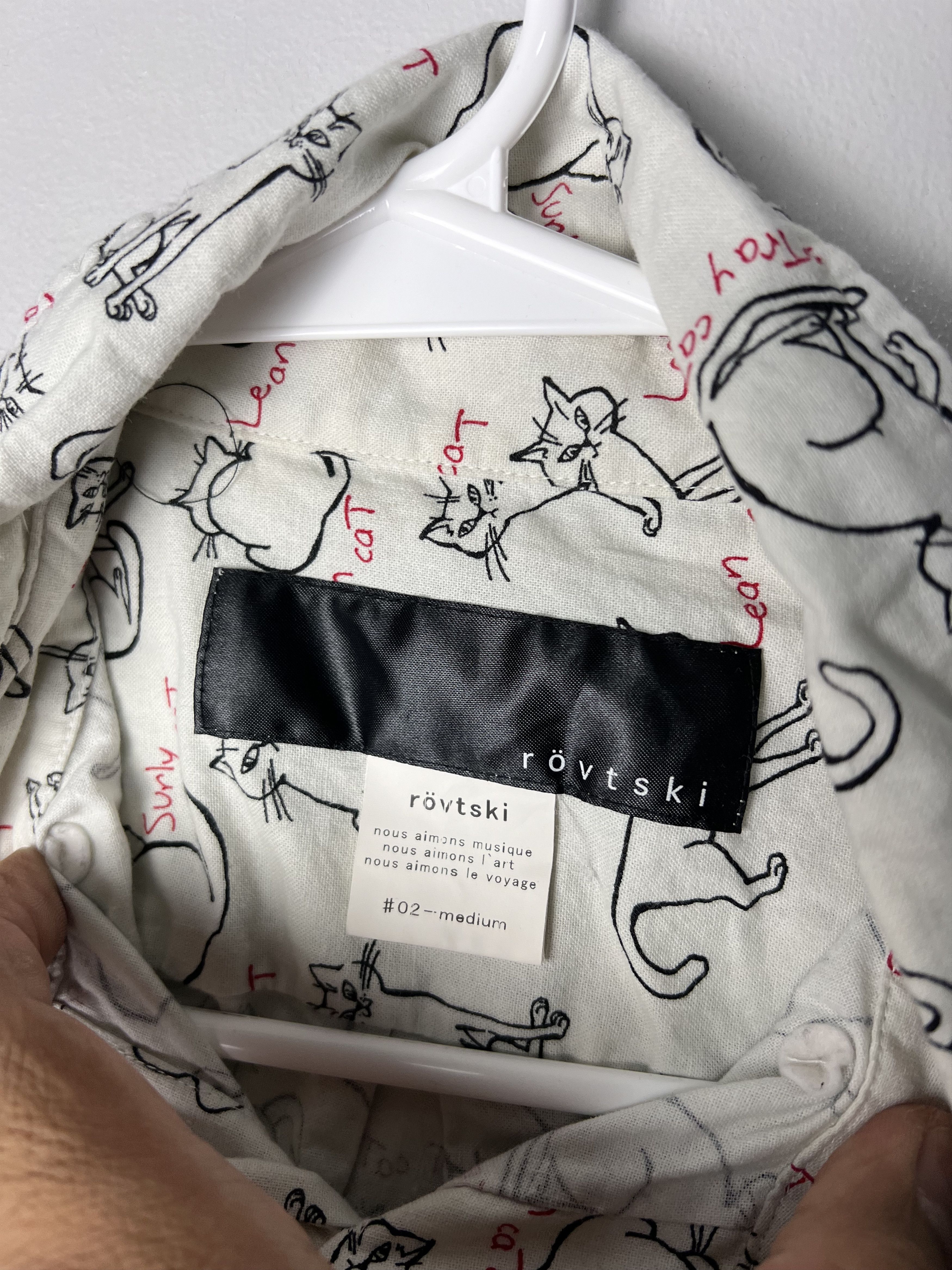 Other Rovtski - Cat Aop L/S Size US M / EU 48-50 / 2 - 3 Thumbnail