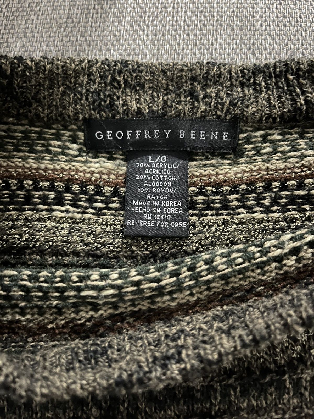 Vintage Vintage Knitwear from Geoffrey beene Size US L / EU 52-54 / 3 - 4 Thumbnail