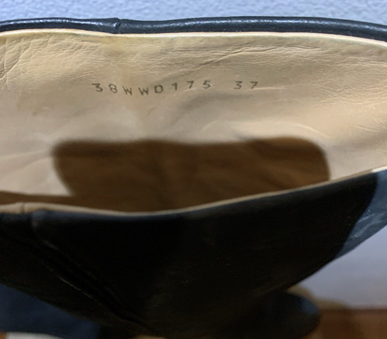 Maison Margiela Maison Margiela Brushed Leather Lucite Covered Wedge Heel Size US 7 / IT 37 - 5 Thumbnail