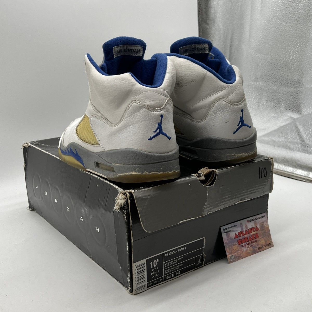 Jordan Brand Air Jordan 5 Stealth Size US 10.5 / EU 43-44 - 4 Thumbnail