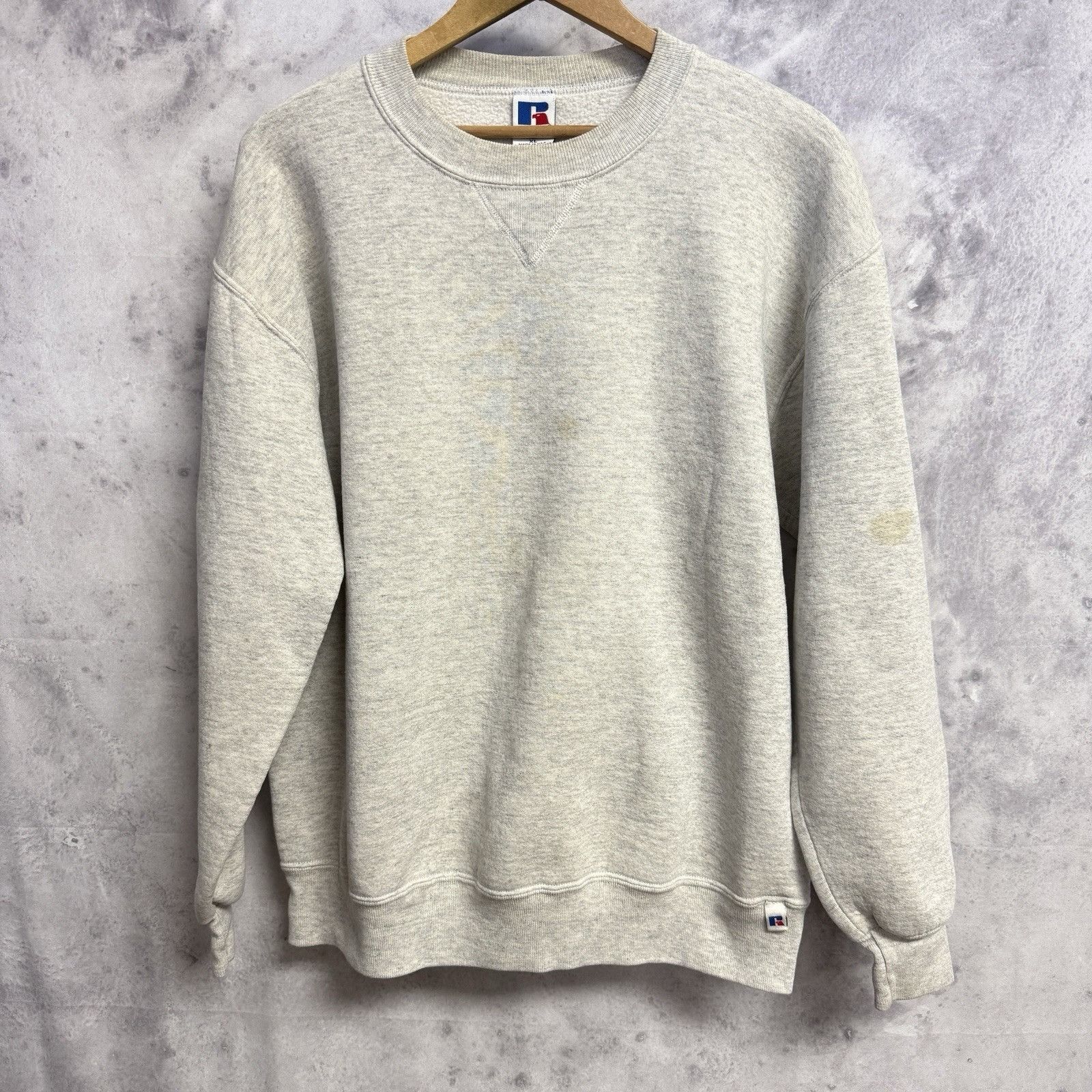 Russell Athletic Vintage 90s Russell Athletic Crew Neck Men’s Sweatshirt Gray Size US XL / EU 56 / 4 - 1 Thumbnail