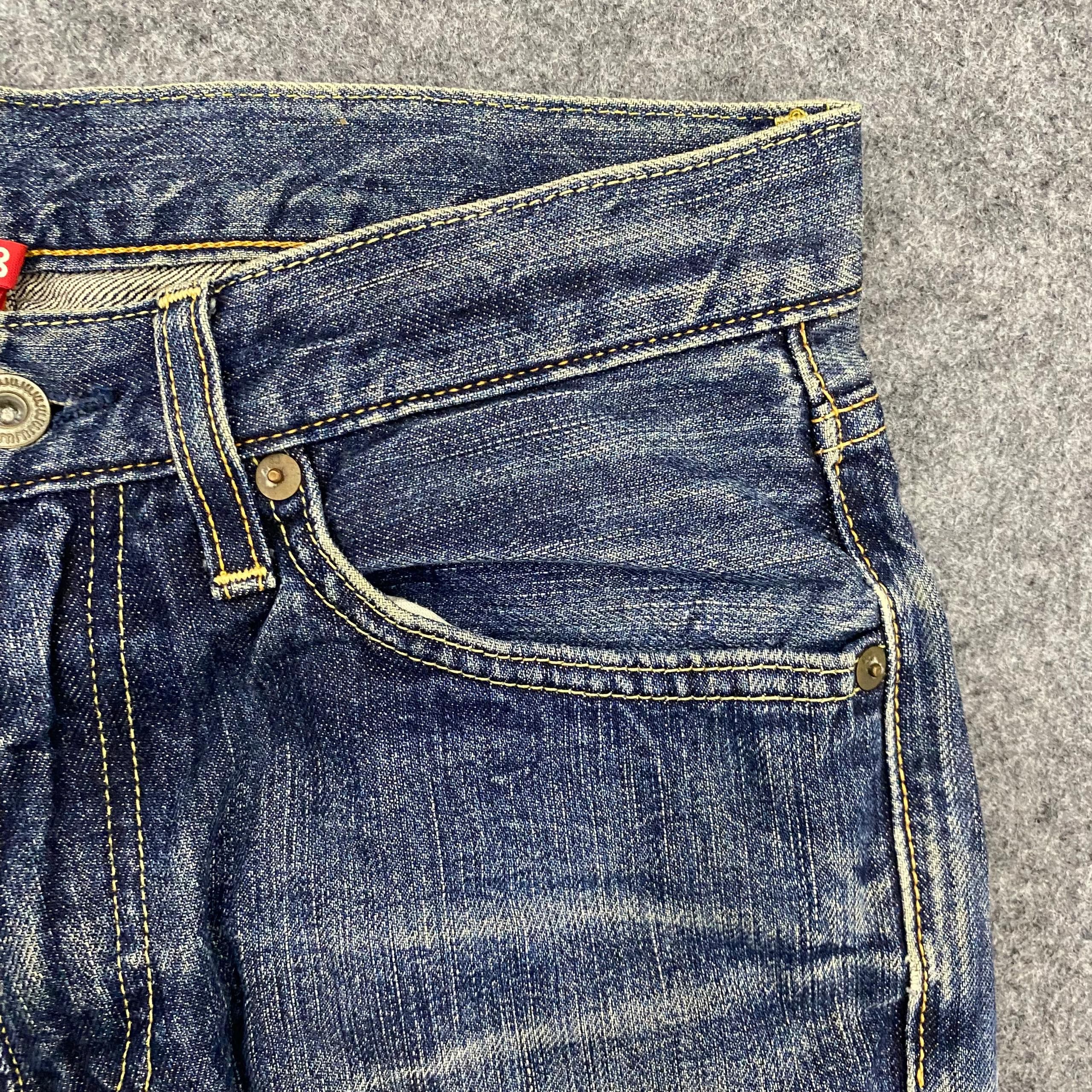 Japanese Brand 💥Best Offer💥Vintage Uniqlo Jeans Distressed Denim Size US 30 / EU 46 - 10 Thumbnail
