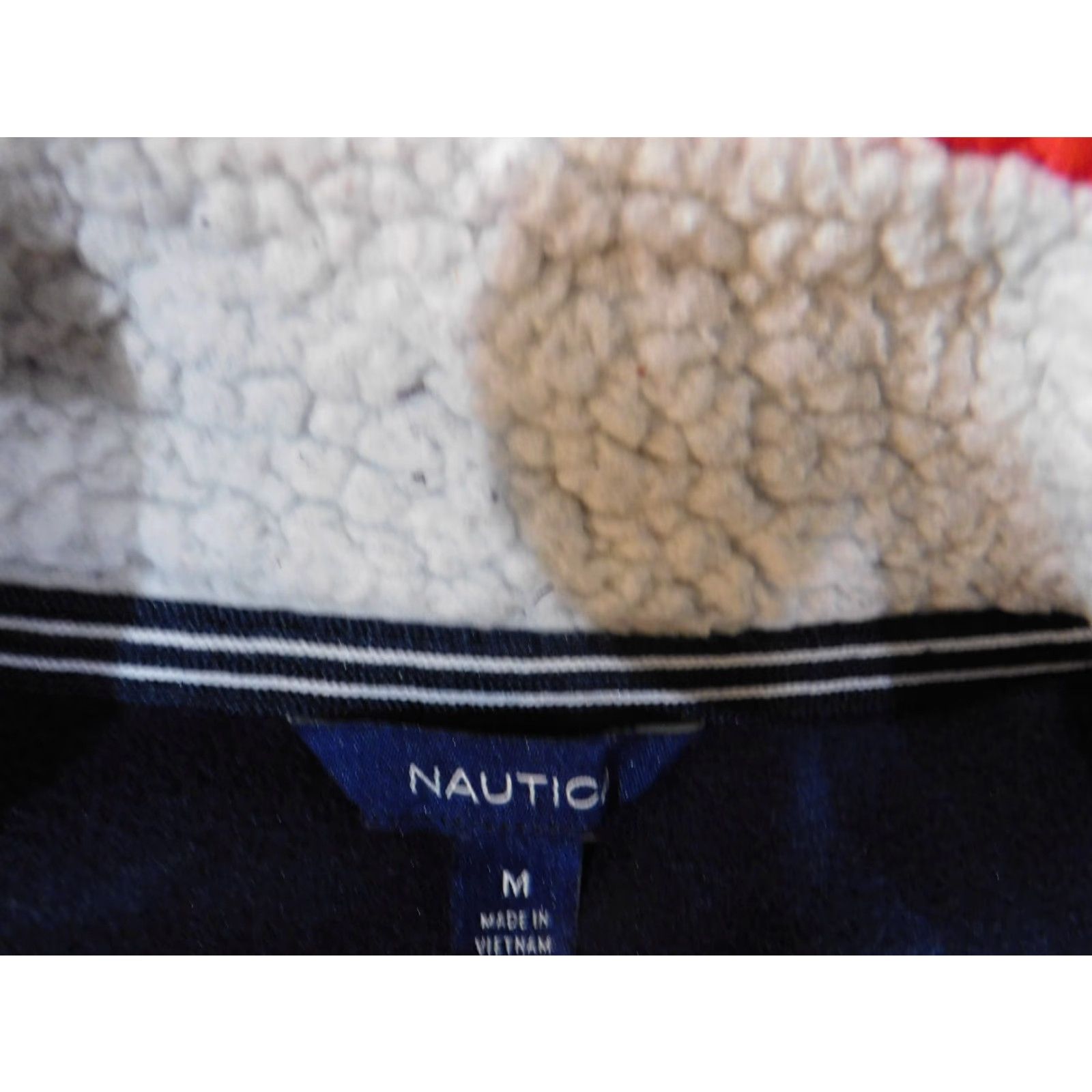 Nautica Nautica Womens Sweater Medium Blue zip retro classic quilted Size M / US 6-8 / IT 42-44 - 5 Thumbnail