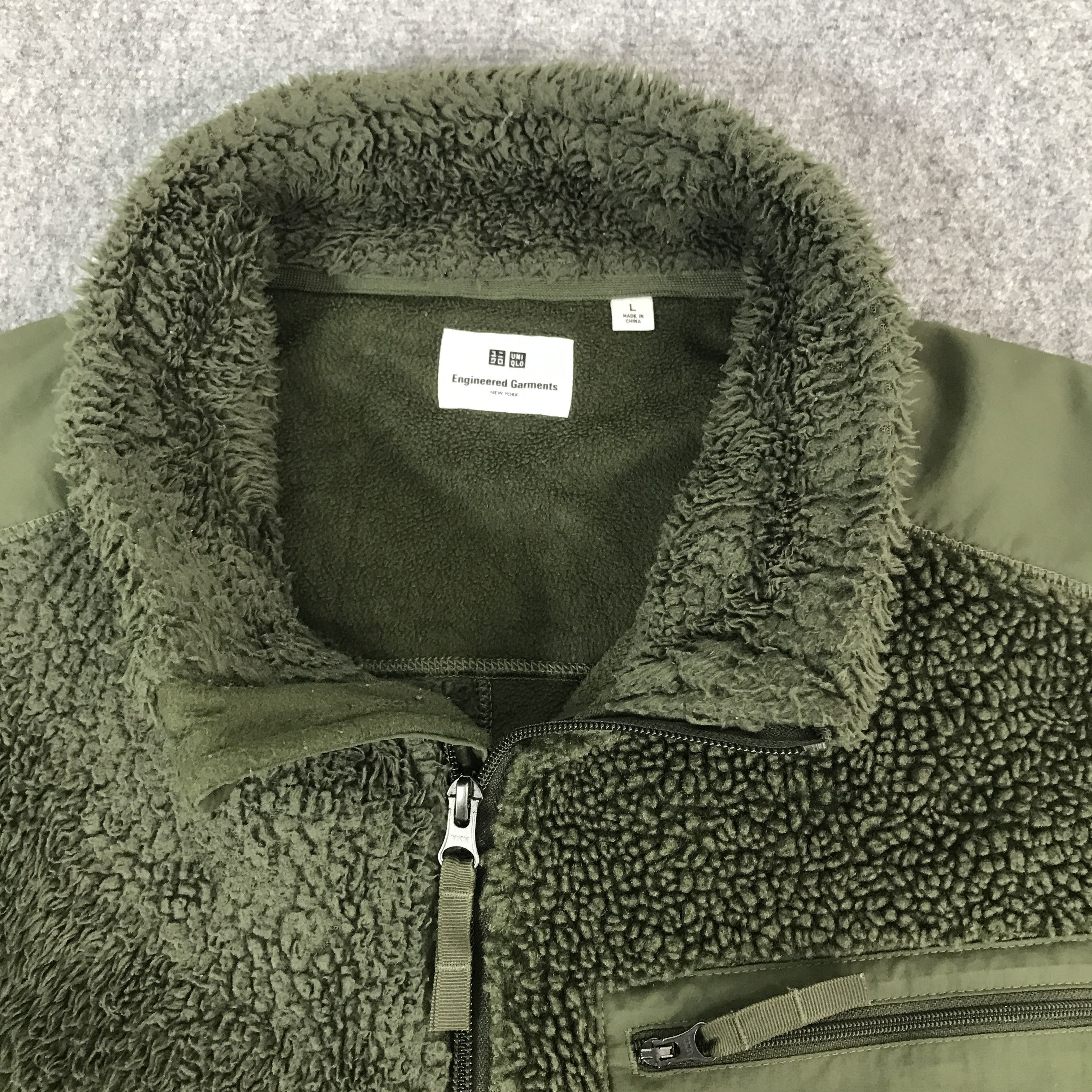 Japanese Brand UNIQLO x engineered garments Zipper Fleece Winter jacket Size US M / EU 48-50 / 2 - 8 Thumbnail