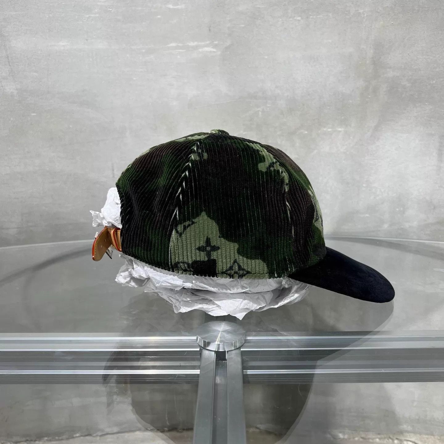 Louis Vuitton LOUIS VUITTON Camo Green Baseball Cap Size ONE SIZE - 3 Thumbnail