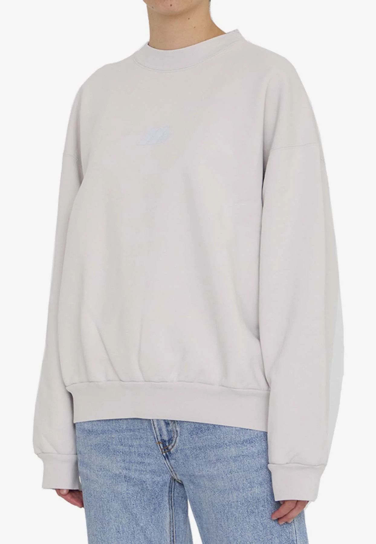 Balenciaga o1s1wg110126 Activewear Sweatshirt in White Size M / US 6-8 / IT 42-44 - 2 Thumbnail
