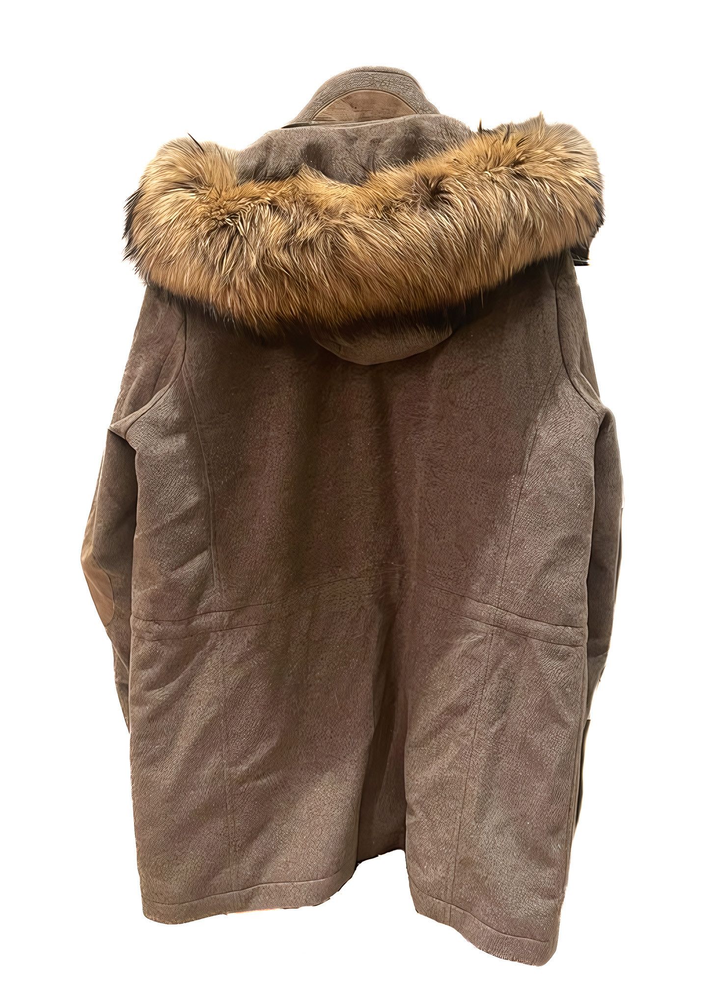 Kiton CASHMERE GOOSE DOWN JACKET WITH RACCOON DOG FUR Size US L / EU 52-54 / 3 - 2 Thumbnail