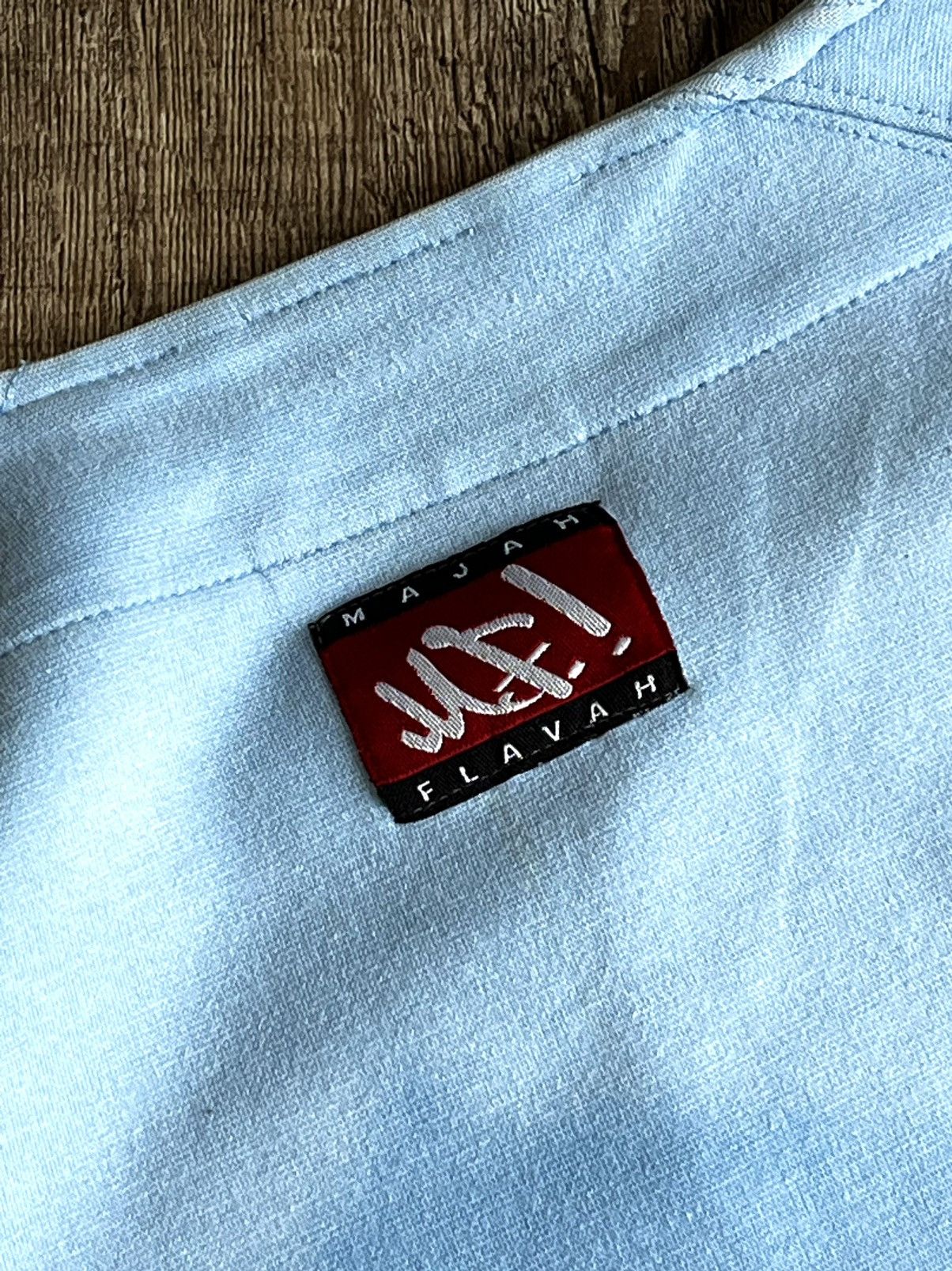 Vintage HIPHOP Y2K JERSEY MAJAH FLAVAH 01 Size US XXL / EU 58 / 5 - 11 Thumbnail