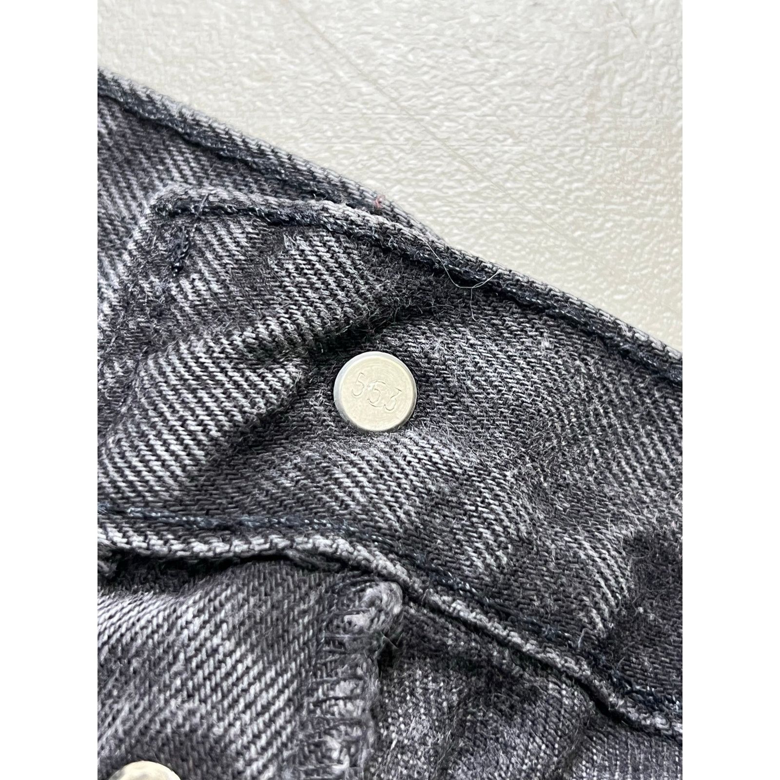 Levi's Vintage Levis 501 Jeans Button Fly Size 38x30 Black 90s USA Size US 38 / EU 54 - 5 Thumbnail